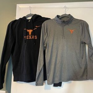 NIKE Texas Longhorns UT Black Women’s Pullover Hoodie and Longsleeve Set